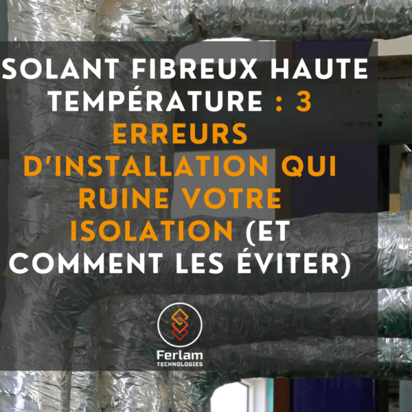 Isolant fibreux haute température : 3 erreurs d’installation qui ruine votre isolation (et comment les éviter)