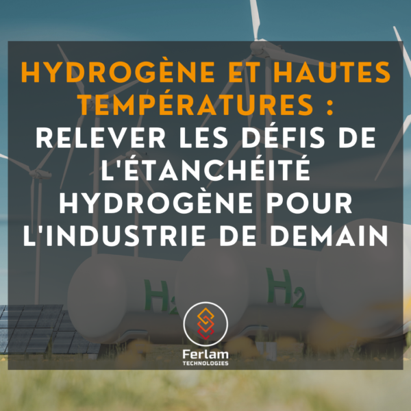 Hydrogène et hautes températures : relever les défis de l’étanchéité hydrogène pour l’industrie de demain